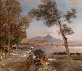 Evening Mood at the Bay of Naples