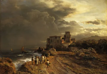 Receding Storm on the Italian Coast