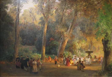 In the Park of Villa Torlonia