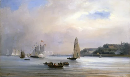 The Anglo-American Yacht Race Round the Isle of Wight, August 22nd 1851