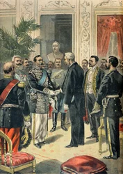 Interview between Felix Faure and the Russian Ambassador Lev Ouroussoff, Paris 1898