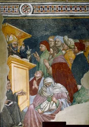 The Preaching of Saint Augustine (detail)