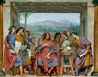 Lorenzo de Medici with Florentine Artists