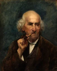 Old Man with Pipe
