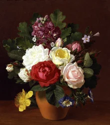 Still Life of Summer Flowers