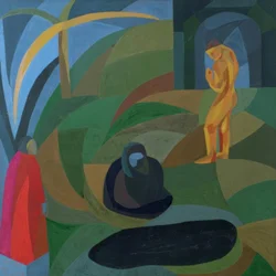 Composition with Three Figures