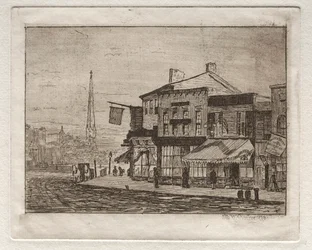 Cleveland, Woodland Avenue and Eagle Street, 1878