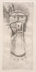 Etchings of Venice: Bridge of Sighs