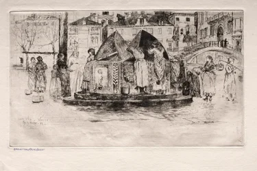 Etchings of Venice: Pozzo San Vio, 1882