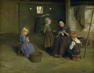 A Knitting Lesson