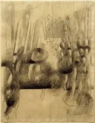 Entry into the Classroom (Schoolroom). Sketch