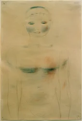 Frontal Half-Figure. From the Rosa Series