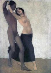 An Afro-European Couple of Dancers, c.1903