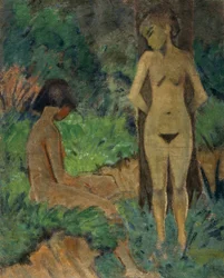 Bathers under Trees, c. 1925