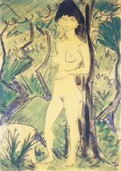 Nude in the Forest, c. 1922-1923