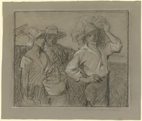 Farm workers returning home