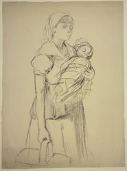 Farmwoman with Child