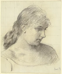 Head of the Standing Woman at the Chair from 