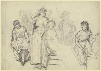 Sitting and Standing from the "Preparation for the Costume Ball"