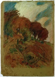 Slope Path with Trees