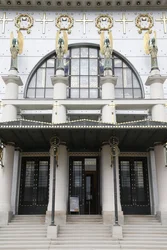 Am Steinhof church (church Leopold) designed by Otto Wagner, Vienna, Austria