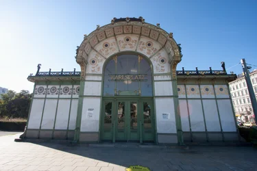 Karlsplatz Stadtbahn Station Designed by Otto Wagner, Vienna, Austria