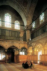 Interior of the Blue Mosque