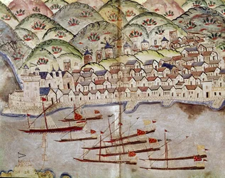 Ottoman Art: view of Marseille, France