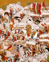 Representation of the Battle of Mohacs (detail)
