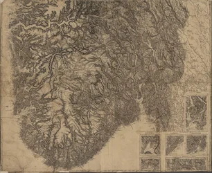Hand-drawn Map of Southern Norway