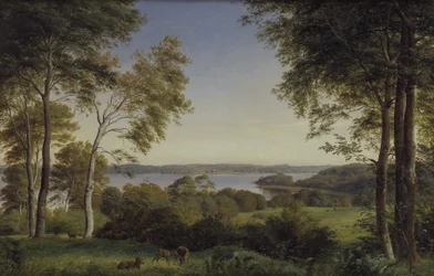View over Skarre Lake