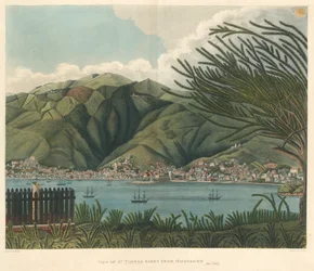 View of St. Thomas, taken from Havensicht, Jan. 18