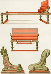 Bronze furniture from Pompeii