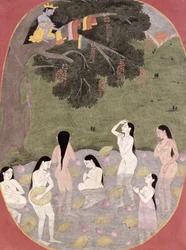 Krishna with the Cow Girls
