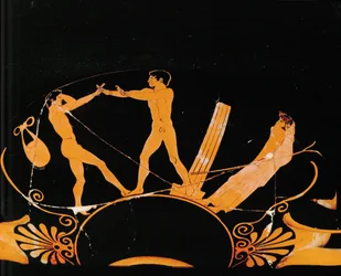 Young athletes boxing