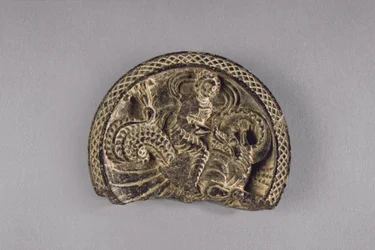 Palette with Nereid on an Aquatic Dragon, c.50-75