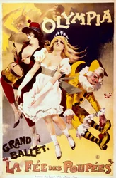 The Fairy of the Dolls, Advertising Poster for the Grand Ballet at the Olympia Theatre
