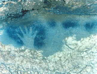 Hand Stencil, from Upper Section of the Spotted Horse Panel, Late Upper Palaeolithic Period, Solutrean Culture, c.22000-18000 BC