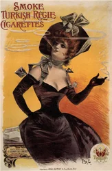 Smoke Turkish Regie Cigarettes, 1895