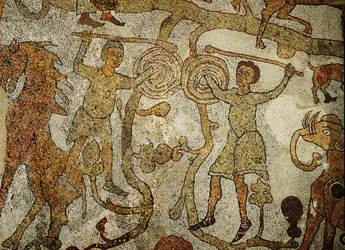 Two Warriors Fighting