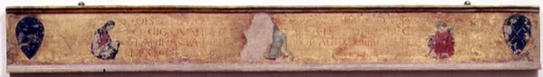 Predella Showing Christ Rising from the Tomb Between the Madonna and St. John