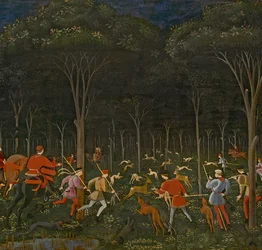 The Hunt in the Forest (detail)