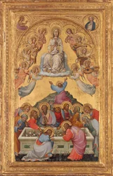 The Assumption of the Virgin with Busts of the Archangel Gabriel and the Virgin of the Annunciation