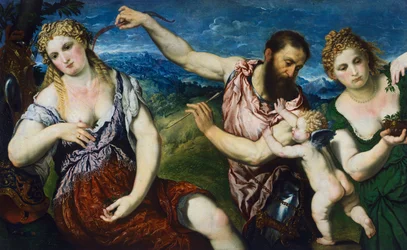 Allegory with Mars, Venus, Flora and Cupid