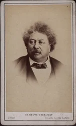 Portrait of Alexandre Dumas, 1802-1870, c. 1868