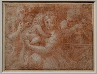 Holy Family with Two Saints