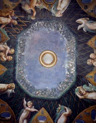 Putti and Glimpse of Sky (detail)