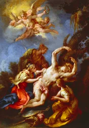 Saint Sebastian Attended by Holy Women
