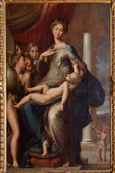Virgin with Long Neck