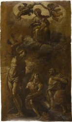 Virgin and Child in Glory with Saints Sebastian, John the Evangelist, and Roch